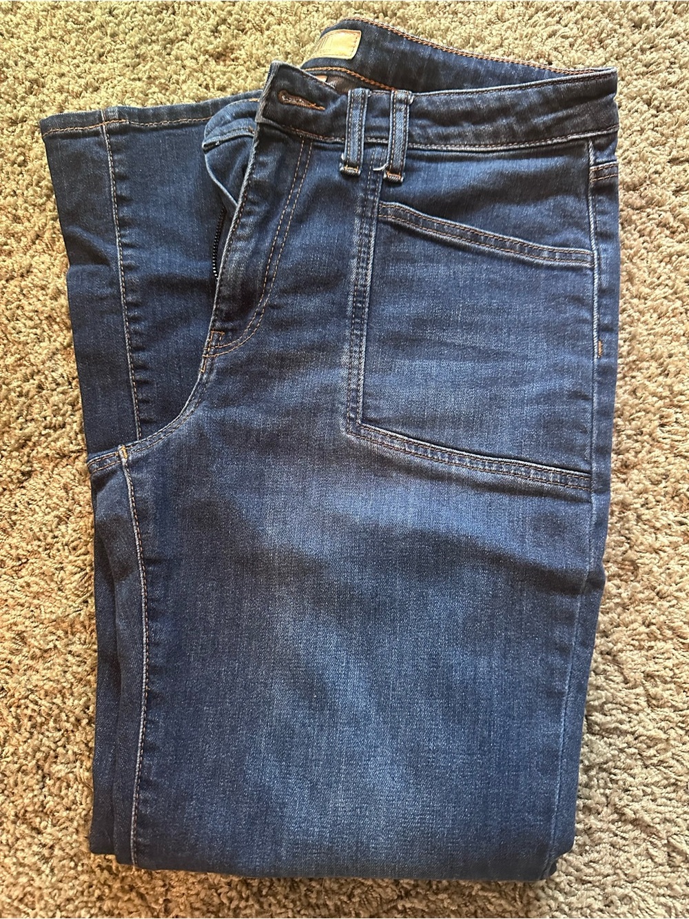 KUT From The Kloth Kelsey High Rise Ankle Flare Jeans Dark Wash Size 10